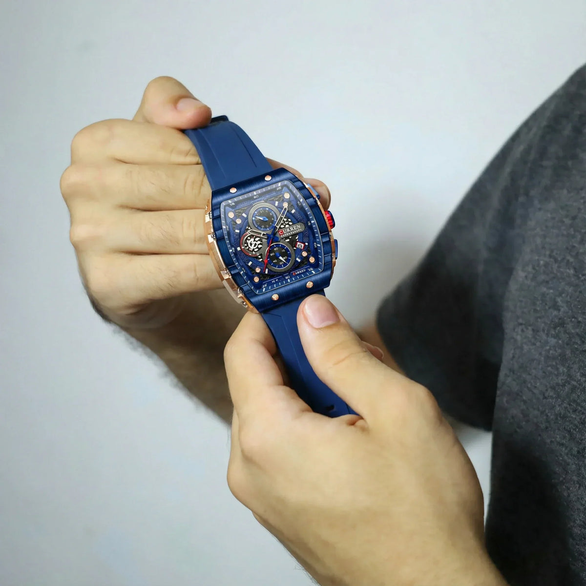 Męski zegarek Regent Blue