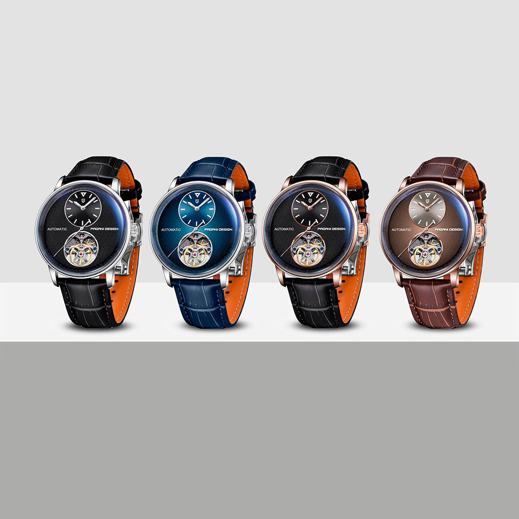 Design Tourbillon Vàng Đen