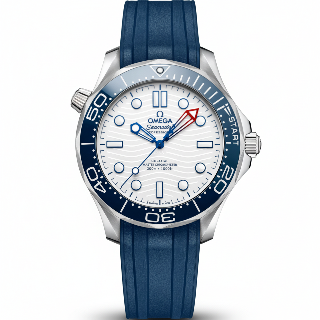 Seamaster Diver 300M America's Cup 42mm cu curea de cauciuc