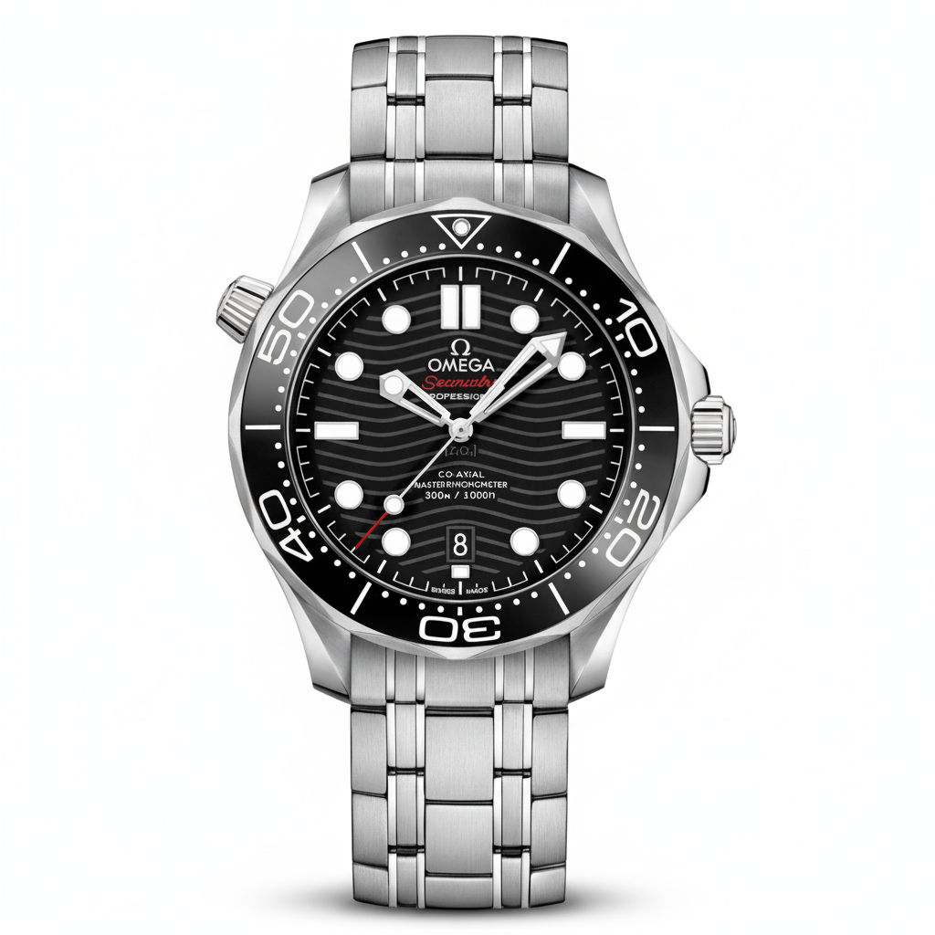 Seamaster Diver 300M Siyah 42mm Çelik