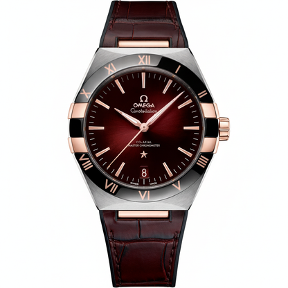 コンステレーション 41mm スチール レザーストラップ