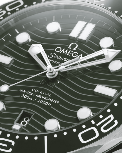 Seamaster Diver 300M Xanh Lá 42mm Dây Cao Su