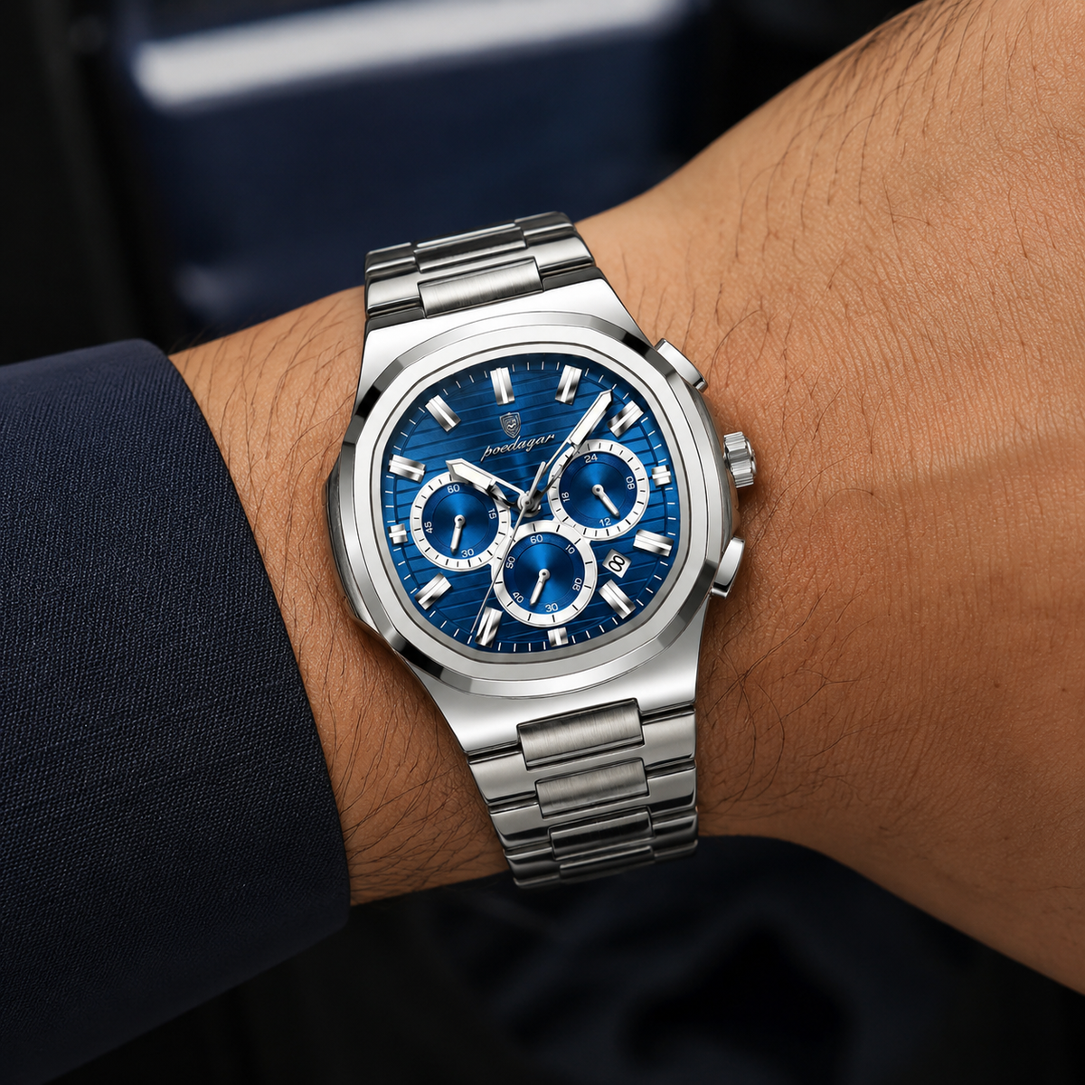 Zegarek Horus® – chronograf ze stali nierdzewnej