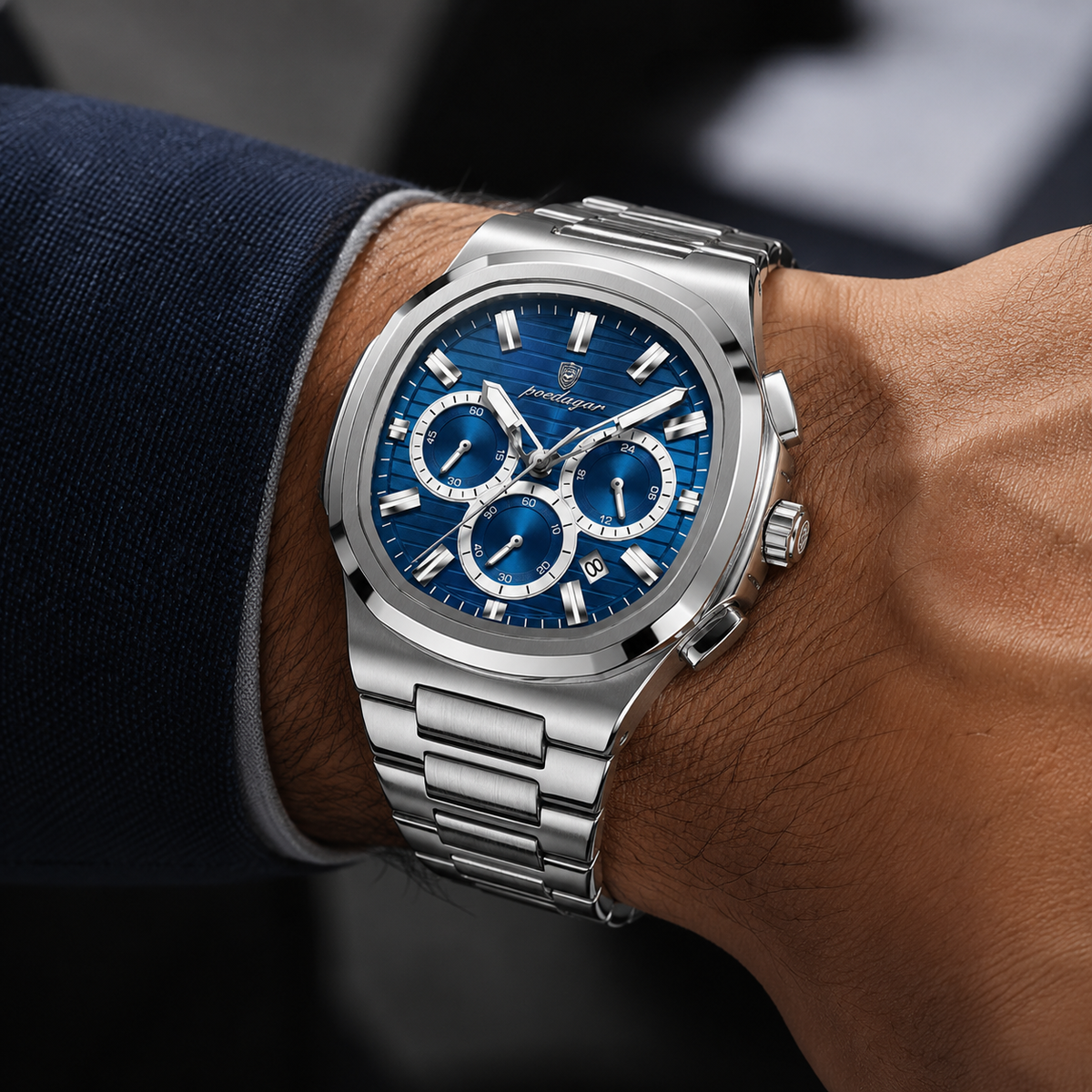 Zegarek Horus® – chronograf ze stali nierdzewnej