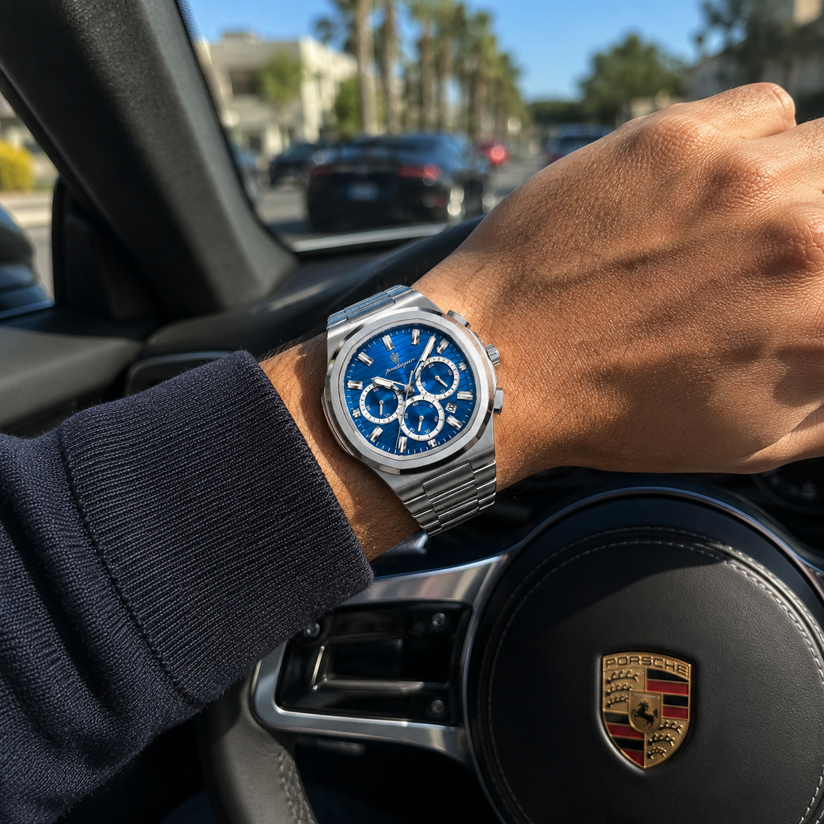 Zegarek Horus® – chronograf ze stali nierdzewnej