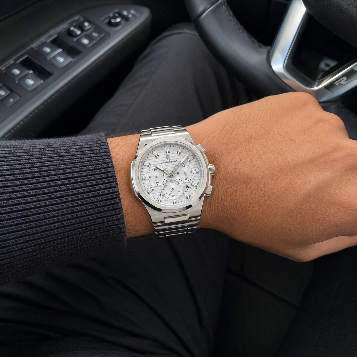 Zegarek Horus® – chronograf ze stali nierdzewnej