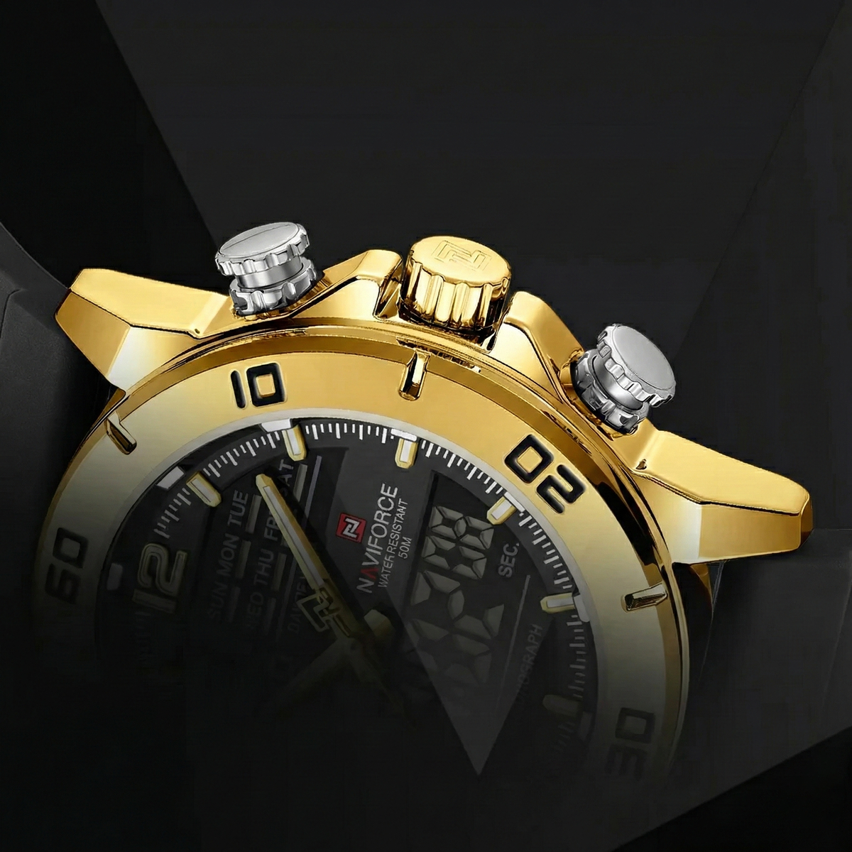 Jam Tangan Sporty Titan Gold