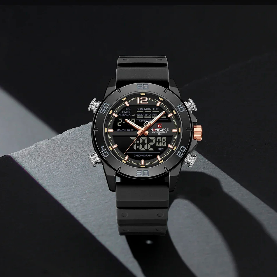 Jam Tangan Olahraga Titan Black