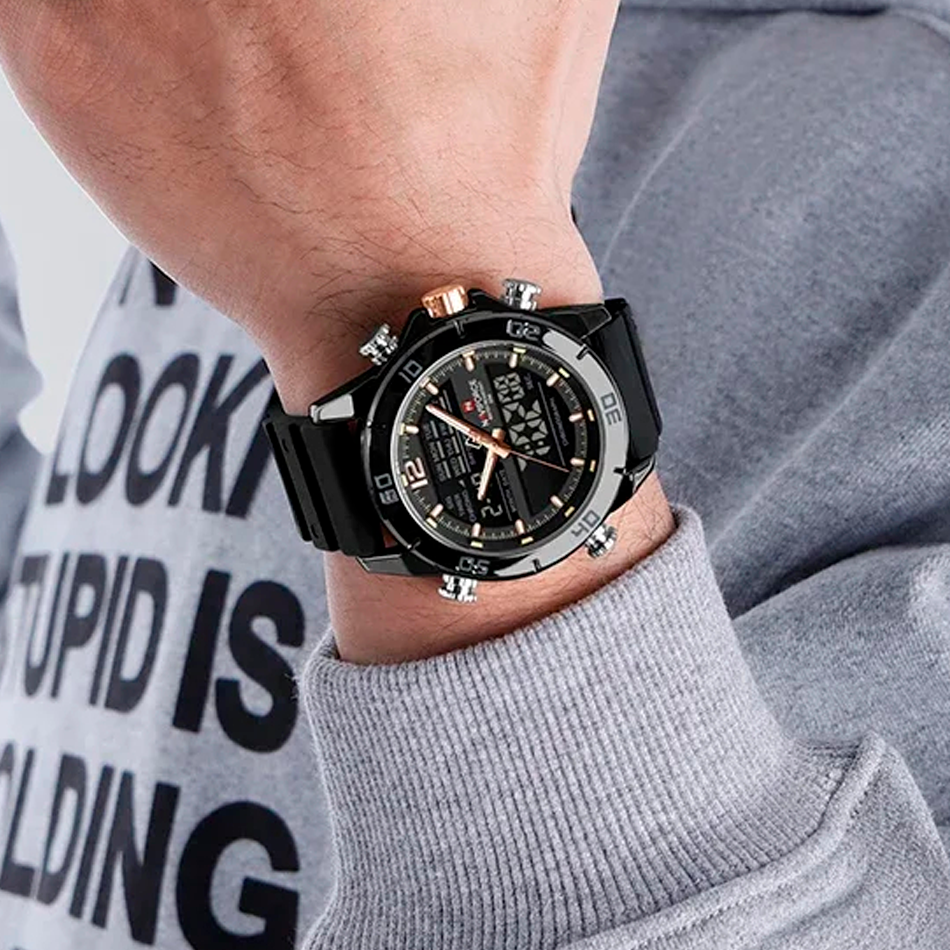 Jam Tangan Olahraga Titan Black