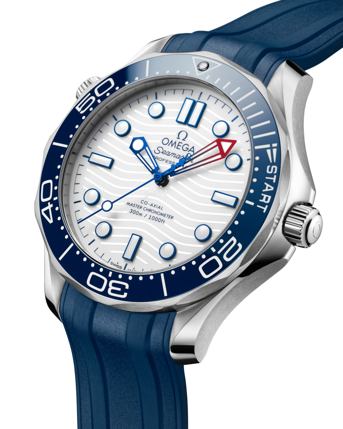 Seamaster Diver 300M America's Cup 42mm cu curea de cauciuc