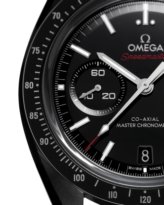 Speedmaster Dark Side of the Moon 44,25mm cu curea din nailon – Ediție Premium