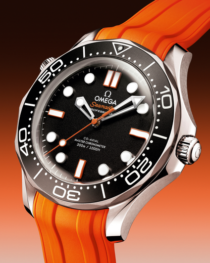 Seamaster Diver 300M 42 mm narukvica od narančastog gume