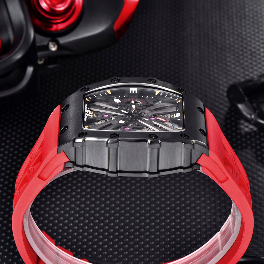 Design Monza Siyah Kırmızı