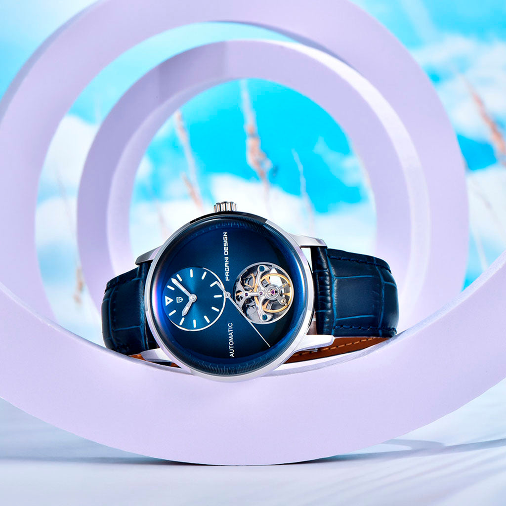 Tasarım Tourbillon Mavi