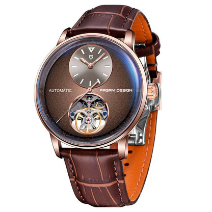 Design Tourbillon Vàng Nâu