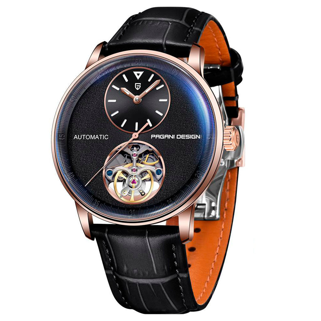 Design Tourbillon Vàng Đen
