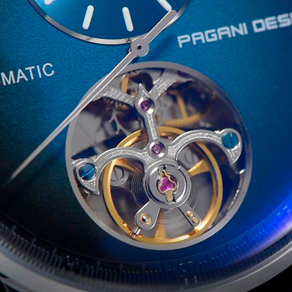 Tasarım Tourbillon Mavi