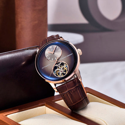 Design Tourbillon Vàng Nâu