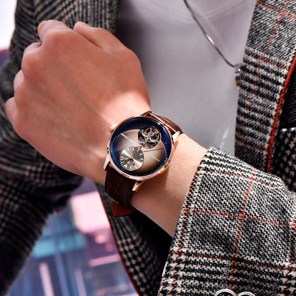 Design Tourbillon Vàng Nâu