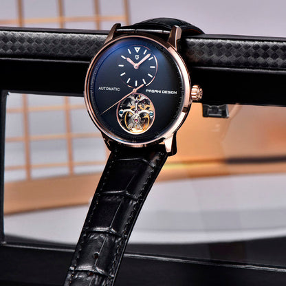 Design Tourbillon Vàng Đen