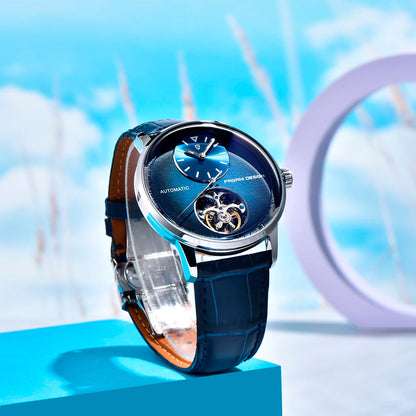 Tasarım Tourbillon Mavi